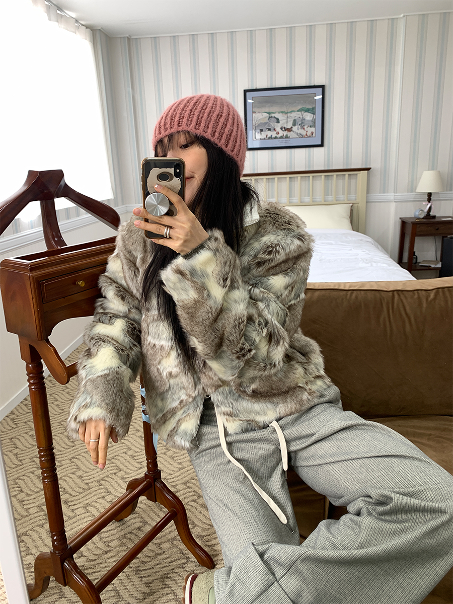 Blog fur jacket (2color)